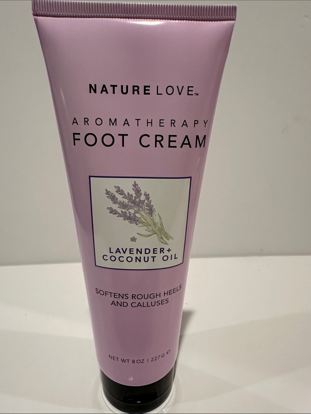 Nature Love Aromatherapy Foot Cream w/Lavender/Coconut Oil.